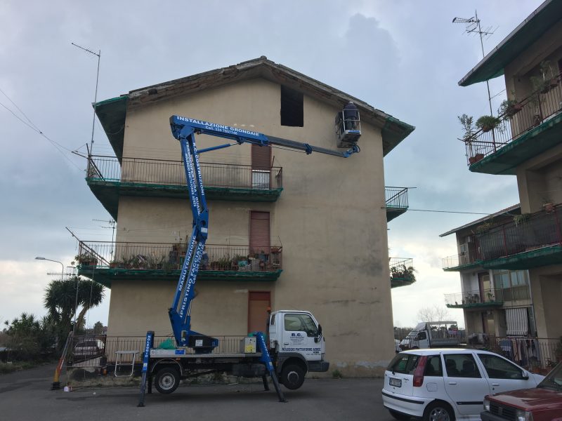 Mascali, interventi di messa in sicurezza alloggi popolari di via La Malfa