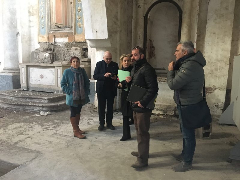 Giarre, nuovo sopralluogo nella chiesa del Convento