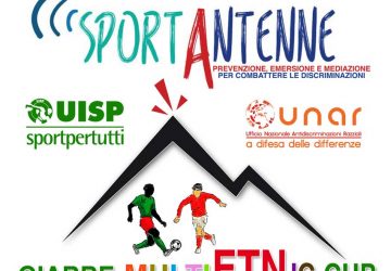 A Giarre arriva SportAntenne: evento sportivo di prevenzione e sensibilizzazione contro le discriminazioni razziali