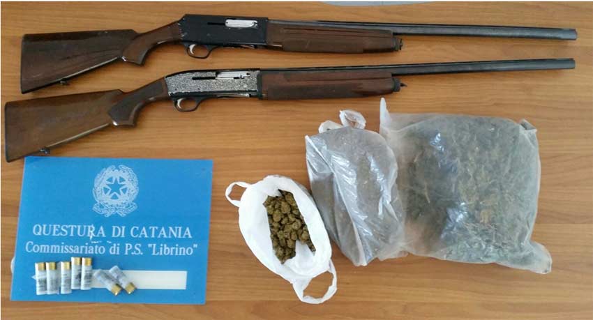 Librino: ancora droga e armi
