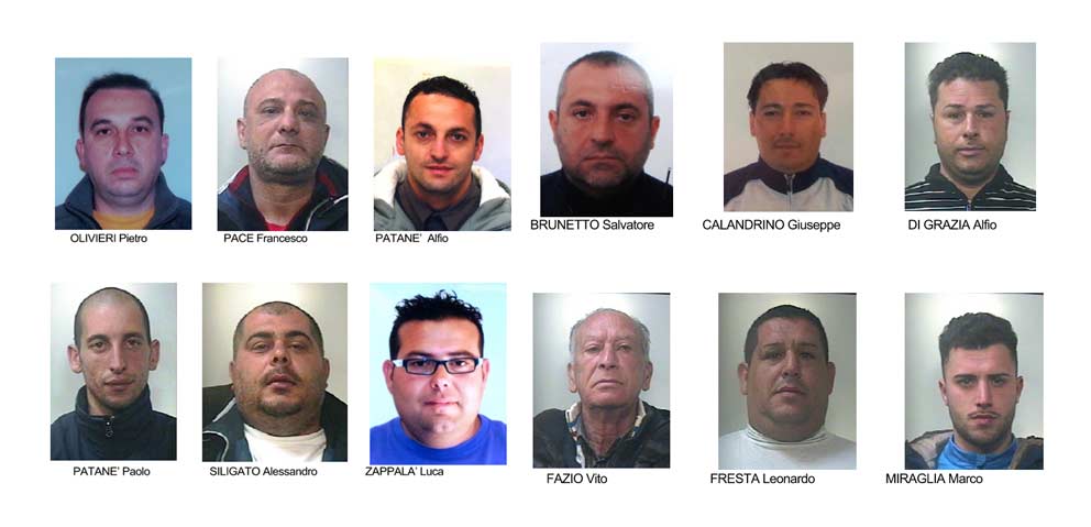 Colpito il clan Brunetto: 12 arresti NOMI FOTO VIDEO