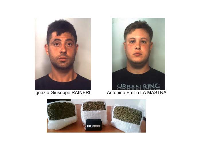 Catania: gestivano una “rivendita di droga”. Due arresti. Sequestrati 7 kg di marijuana
