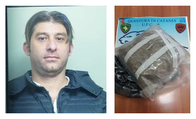 Nasconde la droga nel garage a Picanello. Arrestato