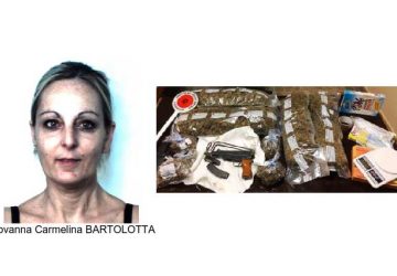 “Appassionata” di armi e droga: arrestata 47enne catanese