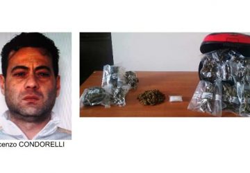 Catania: nascondeva nel bauletto della moto 2 Kg di “marijuana”. Arrestato