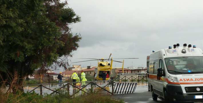 Giarre: accusa un malore. Interviene Elisoccorso: è stato sottoposto ad intervento di angioplastica