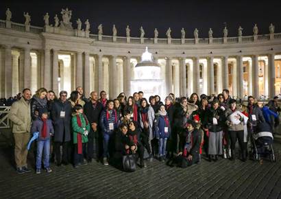 I bambini del reparto oncologico pediatrico del Vittorio Emanuele di Catania in udienza dal Papa