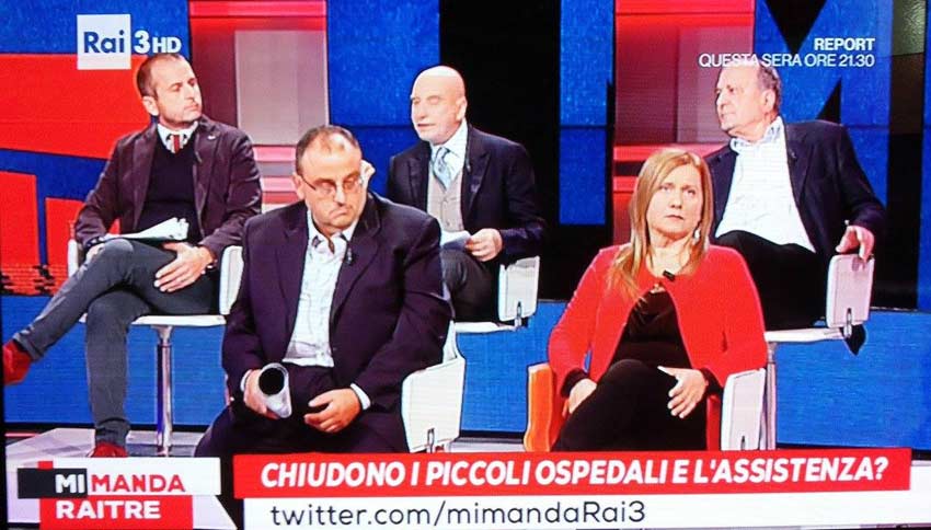I riflettori di Mi Manda Raitre sull’Ospedale di Giarre