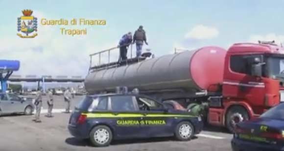 Frode fiscale prodotti petrolio: vasta operazione della GdF fra Trapani, Palermo e Catania. Cinque arresti. Sequestrati beni per oltre 40 mln di euro VIDEO