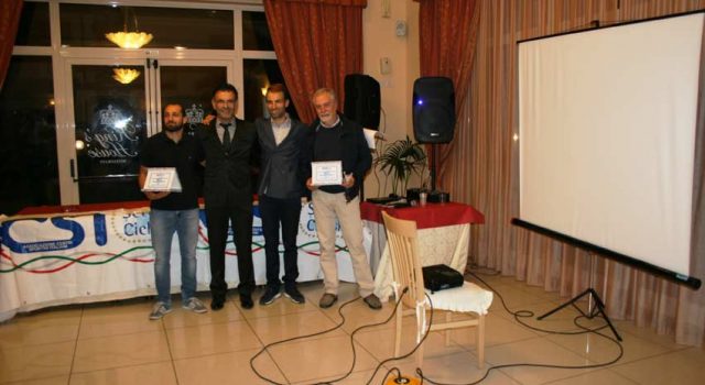 Ciclismo: premiati i vincitori dei Campionati Provinciali Acsi CT MTB, Strada e Brevetti Cicloturistici 2016