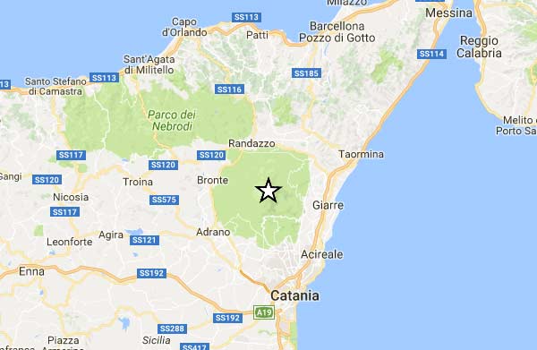 Lieve scossa di terremoto sull’Etna