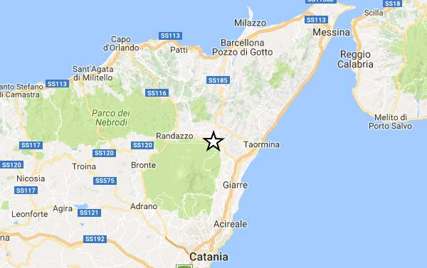 Terremoto: tre scosse con epicentro sull’Etna