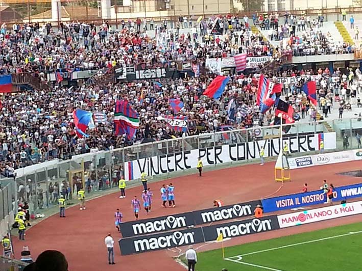 Scontri per Akragas-Catania: emessi 26 Daspo. Ben 21 a tifosi catanesi