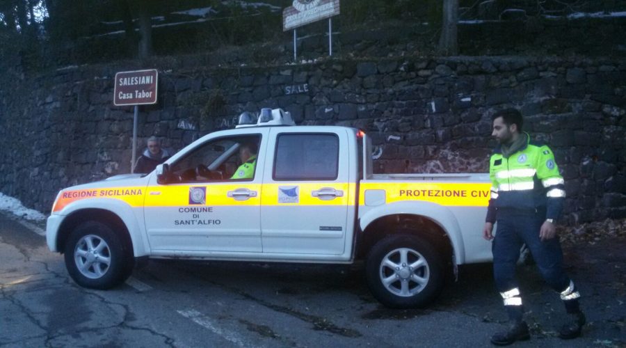 S.Alfio, decine di interventi di salvataggio della Polizia Locale e Protezione civile