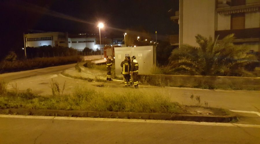 Giarre, fuga di gas in via Gorizia (Jungo). Sul posto i vigili del fuoco